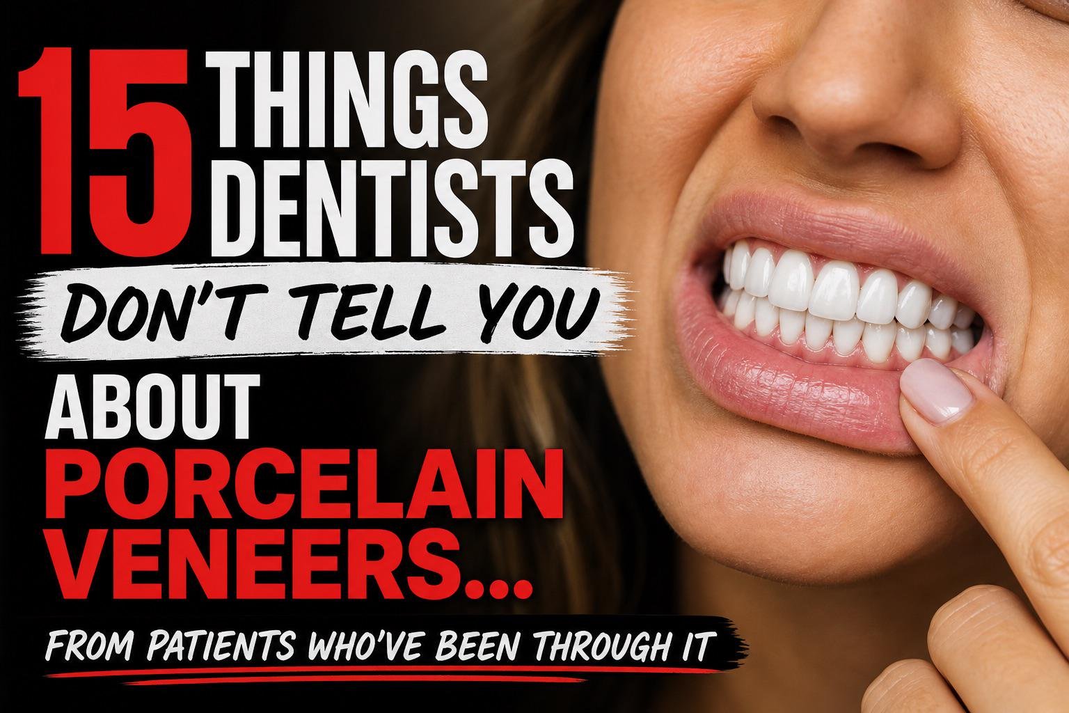15 Things Dentists Don’t Tell You About Porcelain Veneers… From Patients Who’ve Been Through It 1 15 Things Dentists Don’t Tell You About Porcelain Veneers… From Patients Who’ve Been Through It