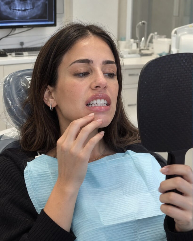 A realistic look at the psychological impact of porcelain veneers, including smile anxiety, hyperawareness, self-consciousness, and the fear of being judged by others.